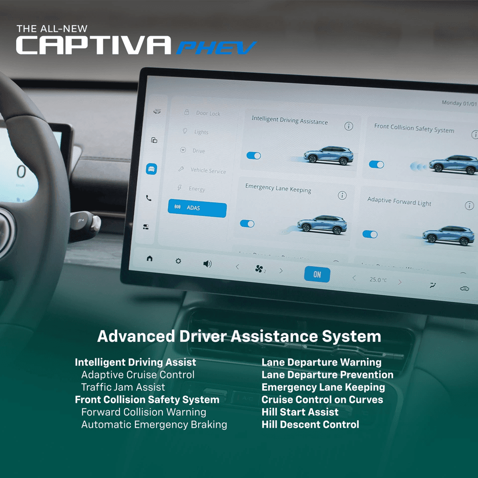 Chevrolet Captiva PHEV driving feature