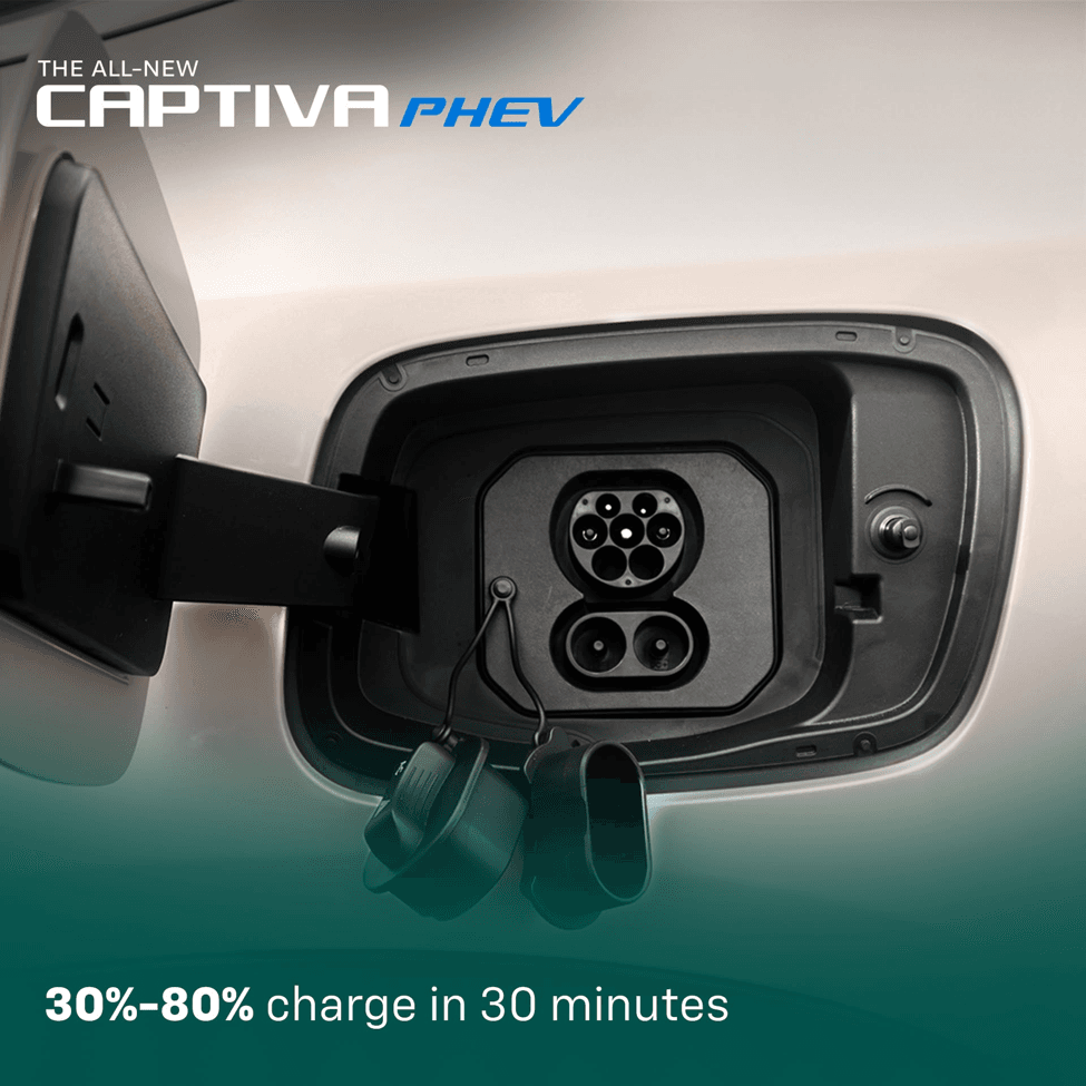 Chevrolet Captiva PHEV electrified driving feature