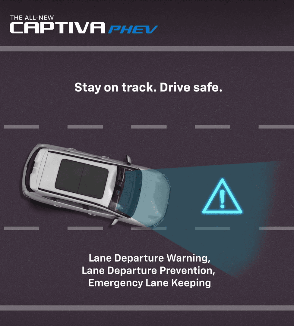 Chevrolet Captiva PHEV interior and comfort feature