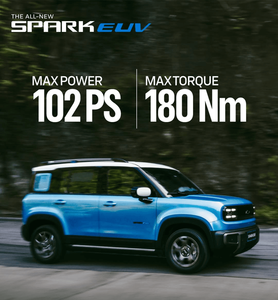 Chevrolet Spark EUV Max Power Max Torque