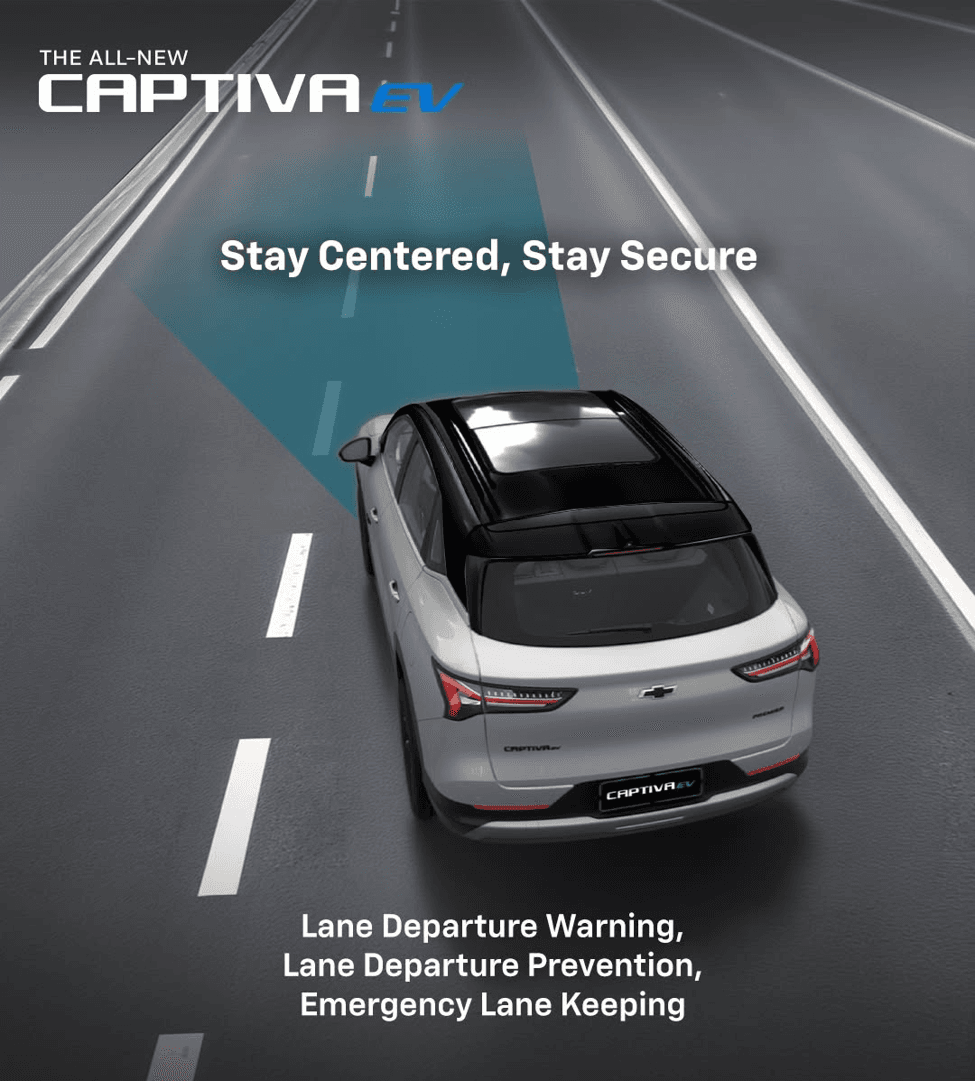 Chevrolet Captiva EV 360-degree panoramic camera view