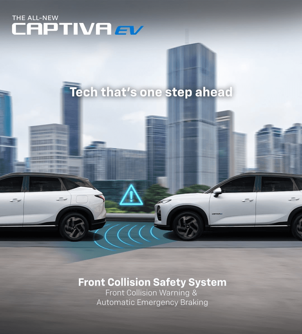 Chevrolet Captiva EV 360-degree panoramic camera view