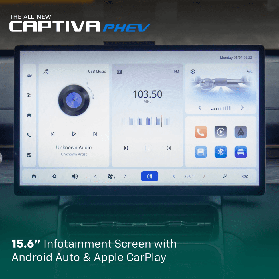 Chevrolet Captiva PHEV driver-focused technology