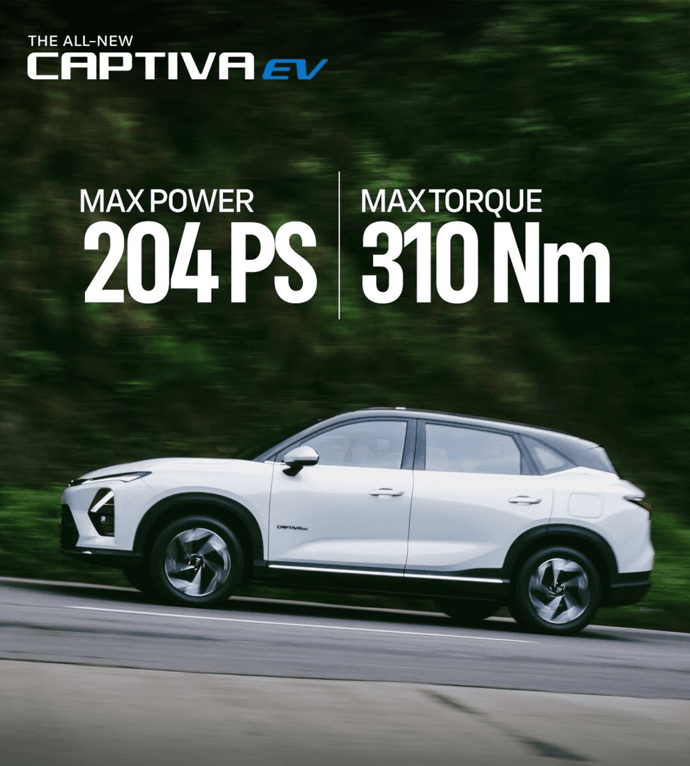 Chevrolet Captiva EV 360-degree panoramic camera view