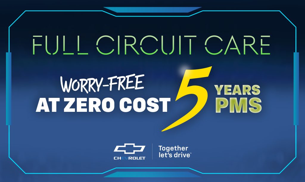 Chevrolet Philippines Extends “Full Circuit Care” Promo Until April 30, Offering 5 Years ZERO-COST PMS for Spark EUV Activ